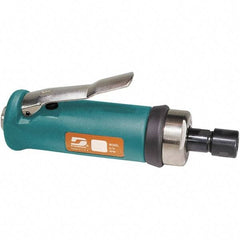 Dynabrade - 1/4" Collet, Straight Handle, Air Straight Die Grinder - 15,000 RPM, Front Exhaust, 31 CFM, 0.7 hp, 90 psi, 1/4 NPT Inlet - Apex Tool & Supply