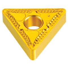 Iscar - TNMG543 GN Grade IC8250 Carbide Turning Insert - TiCN/Al2O3/TiN Finish, 60° Triangle, 5/8" Inscr Circle, 1/4" Thick, 3/64" Corner Radius - Apex Tool & Supply