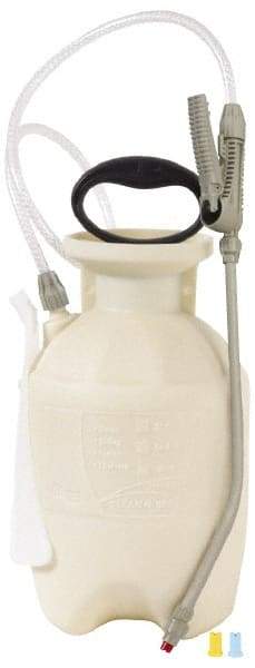 Chapin - 1 Gal Chemical Safe Garden Hand Sprayer - Use with Cleaners, Polyethylene Tank, Funnel Mouth, Reinforced Hose, For Deck & Yard Applications - Apex Tool & Supply