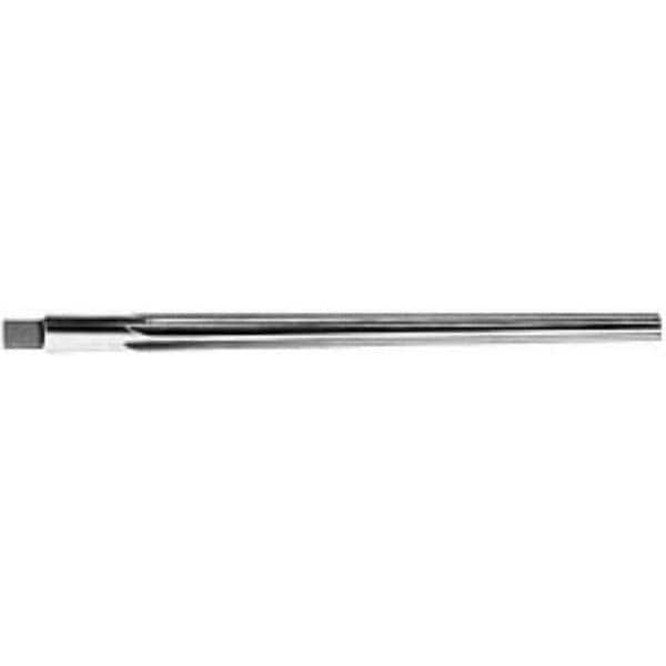 Interstate - #14 Pin, 1.542" Diam, 1-1/4" Small End, 1-1/2" Diam Straight Shank, 14" Flute, Taper Pin Reamer - Apex Tool & Supply