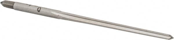 Interstate - #5/0 Pin, 0.0966" Diam, 0.0719" Small End, 7/64" Diam Straight Shank, 1-3/16" Flute, Taper Pin Reamer - Apex Tool & Supply