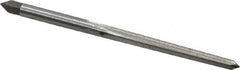 Interstate - #3/0 Pin, 0.1302" Diam, 0.1029" Small End, 9/64" Diam Straight Shank, 1-5/16" Flute, Taper Pin Reamer - Apex Tool & Supply