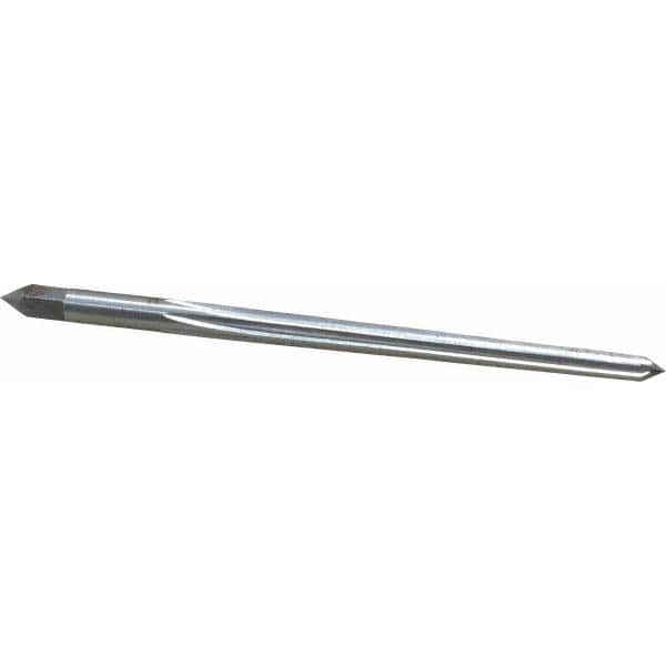 Interstate - #0 Pin, 0.1638" Diam, 0.1287" Small End, 11/64" Diam Straight Shank, 1-11/16" Flute, Taper Pin Reamer - Apex Tool & Supply