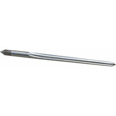 Interstate - #0 Pin, 0.1638" Diam, 0.1287" Small End, 11/64" Diam Straight Shank, 1-11/16" Flute, Taper Pin Reamer - Apex Tool & Supply