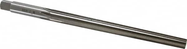Interstate - #7 Pin, 27/64" Diam, 0.3297" Small End, 13/32" Diam Straight Shank, 4-7/16" Flute, Taper Pin Reamer - Apex Tool & Supply