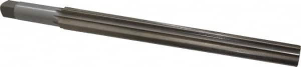 Interstate - #13 Pin, 1.259" Diam, 1.009" Small End, 1-1/4" Diam Straight Shank, 12" Flute, Taper Pin Reamer - Apex Tool & Supply