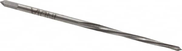 Value Collection - #7/0 Pin, 0.0666" Diam, 0.0497" Small End, 5/64" Diam Straight Shank, 13/16" Flute, Taper Pin Reamer - Apex Tool & Supply
