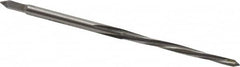 Value Collection - #6/0 Pin, 0.0806" Diam, 0.0611" Small End, 3/32" Diam Straight Shank, 15/16" Flute, Taper Pin Reamer - Apex Tool & Supply