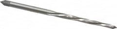 Interstate - #4/0 Pin, 0.1142" Diam, 0.0869" Small End, 1/8" Diam Straight Shank, 1-5/16" Flute, Taper Pin Reamer - Apex Tool & Supply