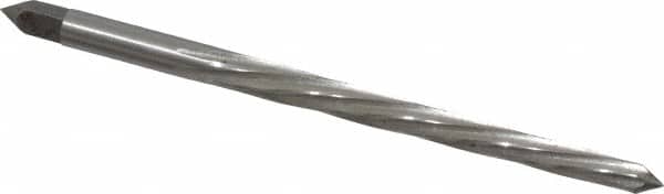 Interstate - #2 Pin, 0.2006" Diam, 0.1605" Small End, 13/64" Diam Straight Shank, 1-15/16" Flute, Taper Pin Reamer - Apex Tool & Supply