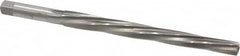 Interstate - #8 Pin, 0.505" Diam, 0.3971" Small End, 7/16" Diam Straight Shank, 5-3/16" Flute, Taper Pin Reamer - Apex Tool & Supply
