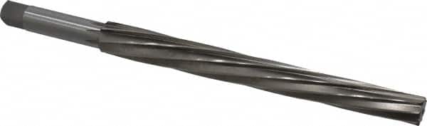 Interstate - #11 Pin, 0.878" Diam, 0.706" Small End, 3/4" Diam Straight Shank, 8-1/4" Flute, Taper Pin Reamer - Apex Tool & Supply