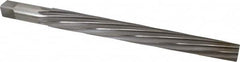 Interstate - #14 Pin, 1.542" Diam, 1-1/4" Small End, 1-1/2" Diam Straight Shank, 14" Flute, Taper Pin Reamer - Apex Tool & Supply