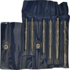 Interstate - #5 to #0 Pin, Straight Shank, Taper Pin Reamer Set - Apex Tool & Supply