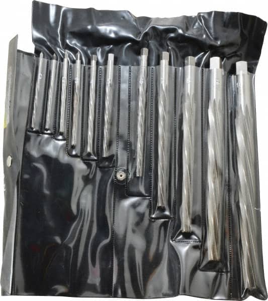 Interstate - #10 to #0 Pin, Straight Shank, Taper Pin Reamer Set - Apex Tool & Supply