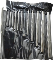 Interstate - #10 to #0 Pin, Straight Shank, Taper Pin Reamer Set - Apex Tool & Supply