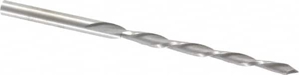 Value Collection - #4/0 Pin, 0.1142" Diam, 0.0869" Small End, 1/8" Diam Straight Shank, 1-5/16" Flute, Taper Pin Reamer - Apex Tool & Supply