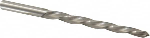 Interstate - #4 Pin, 0.2604" Diam, 0.2071" Small End, 17/64" Diam Straight Shank, 2-9/16" Flute, Taper Pin Reamer - Apex Tool & Supply