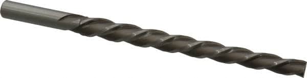 Interstate - #8 Pin, 0.505" Diam, 0.3971" Small End, 7/16" Diam Straight Shank, 5-3/16" Flute, Taper Pin Reamer - Apex Tool & Supply