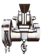 CM - 8,000 Lb Lifting Capacity, Trolley Hoist - 104' Overhaul to Lift 1' - Apex Tool & Supply