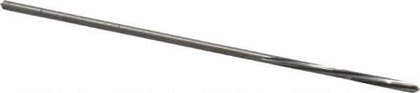 Made in USA - 1/16" High Speed Steel 4 Flute Chucking Reamer - Spiral Flute, 0.0585" Straight Shank, 1/2" Flute Length, 2-1/2" OAL - Apex Tool & Supply