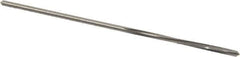 Made in USA - 5/64" High Speed Steel 4 Flute Chucking Reamer - Spiral Flute, 0.072" Straight Shank, 3/4" Flute Length, 3" OAL - Apex Tool & Supply