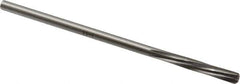 Made in USA - 7/32" High Speed Steel 6 Flute Chucking Reamer - Spiral Flute, 0.2075" Straight Shank, 1-1/4" Flute Length, 5" OAL - Apex Tool & Supply