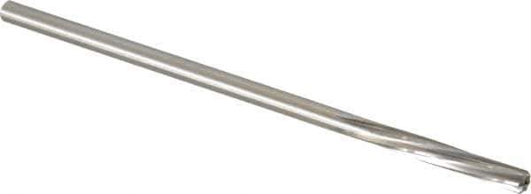 Made in USA - 15/64" High Speed Steel 6 Flute Chucking Reamer - Spiral Flute, 0.2265" Straight Shank, 1-1/2" Flute Length, 6" OAL - Apex Tool & Supply