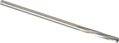 Made in USA - 15/64" High Speed Steel 6 Flute Chucking Reamer - Spiral Flute, 0.2265" Straight Shank, 1-1/2" Flute Length, 6" OAL - Apex Tool & Supply