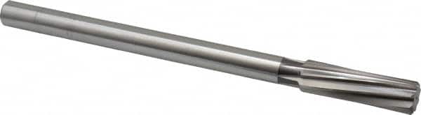 Made in USA - 21/32" High Speed Steel 8 Flute Chucking Reamer - Apex Tool & Supply