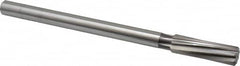 Made in USA - 21/32" High Speed Steel 8 Flute Chucking Reamer - Apex Tool & Supply