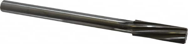 Made in USA - 25/32" High Speed Steel 8 Flute Chucking Reamer - Apex Tool & Supply