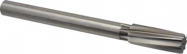 Made in USA - 1-1/16" High Speed Steel 8 Flute Chucking Reamer - Apex Tool & Supply