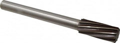 Made in USA - 1-3/8" High Speed Steel 10 Flute Chucking Reamer - Apex Tool & Supply