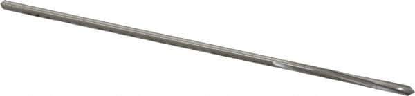 Made in USA - 1/16" Cobalt 4 Flute Chucking Reamer - Spiral Flute, 0.0585" Straight Shank, 1/2" Flute Length, 2-1/2" OAL - Apex Tool & Supply
