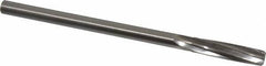 Made in USA - 27/64" Cobalt 6 Flute Chucking Reamer - Spiral Flute, 0.373" Straight Shank, 1-3/4" Flute Length, 7" OAL - Apex Tool & Supply