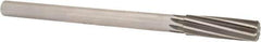 Made in USA - 21/32" Cobalt 8 Flute Chucking Reamer - Spiral Flute, 0.5615" Straight Shank, 2-1/4" Flute Length, 9" OAL - Apex Tool & Supply