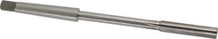 Made in USA - 3/8" High Speed Steel 6 Flute Chucking Reamer - Straight Flute, 1MT Morse Taper Shank, 1-3/4" Flute Length, 7" OAL - Apex Tool & Supply