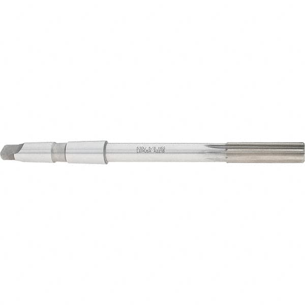Made in USA - 5/8" High Speed Steel 8 Flute Chucking Reamer - Apex Tool & Supply