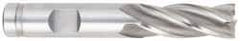 OSG - 3/4", 2-1/4" LOC, 3/4" Shank Diam, 4-1/2" OAL, 4 Flute, Cobalt Square End Mill - Single End, TiCN Finish, Spiral Flute, 30° Helix, Centercutting, Right Hand Cut, Right Hand Flute, Series 548 - Apex Tool & Supply