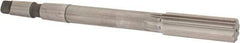 Made in USA - 13/16" High Speed Steel 8 Flute Chucking Reamer - Straight Flute, 2MT Morse Taper Shank, 2-1/2" Flute Length, 9-1/2" OAL - Apex Tool & Supply