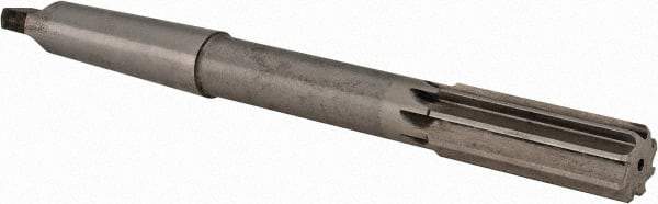 Made in USA - 31/32" High Speed Steel 8 Flute Chucking Reamer - Straight Flute, 3MT Morse Taper Shank, 2-5/8" Flute Length, 10" OAL - Apex Tool & Supply