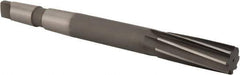 Made in USA - 1" High Speed Steel 8 Flute Chucking Reamer - Spiral Flute, 3MT Morse Taper Shank, 2-3/4" Flute Length, 10-1/2" OAL - Apex Tool & Supply