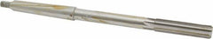 Interstate - 7/16" High Speed Steel 6 Flute Chucking Reamer - Straight Flute, 1MT Morse Taper Shank, 1-3/4" Flute Length, 7" OAL - Apex Tool & Supply
