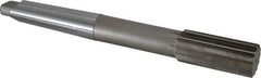Interstate - 1-7/16" High Speed Steel 10 Flute Chucking Reamer - Straight Flute, 4MT Morse Taper Shank, 3-1/4" Flute Length, 12" OAL - Apex Tool & Supply