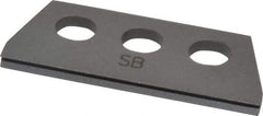 Kennametal - Neutral Cut, 3/16" Insert Width, Cutoff & Grooving Support Blade for Indexables - 1.12" Max Depth of Cut, 3/16" Blade Width - Apex Tool & Supply