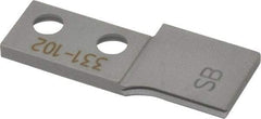 Kennametal - Left Hand Cut, 1/8" Insert Width, Cutoff & Grooving Support Blade for Indexables - 13/16" Max Depth of Cut, GS125 Insert, 13/16" Blade Width - Apex Tool & Supply