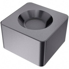 Iscar - CNMA433 T Grade IB55 CBN Turning Insert - Uncoated, 80° Diamond, 1/2" Inscr Circle, 3/16" Thick, 3/64" Corner Radius - Apex Tool & Supply