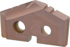 Allied Machine and Engineering - 59/64" Diam x 5/32" Thick, Seat Code 1, 132° Included Angle Spade Drill Insert - AM200 Coated, Cobalt, Grade Super Cobalt, Series GEN2 T-A - Apex Tool & Supply
