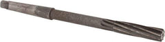 Interstate - 7/16" High Speed Steel 6 Flute Chucking Reamer - Spiral Flute, 1MT Morse Taper Shank, 1-3/4" Flute Length, 7" OAL - Apex Tool & Supply